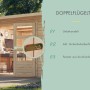 Karibu Express Gartenhaus Speedy A Set Naturbelassen 433 cm x 217 cm Anbaudach_32