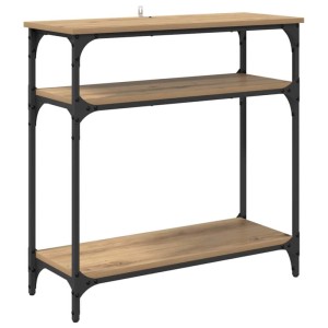 vidaXL Konsolentisch Artisan-Eiche 75 x 29 x 75 cm Holzwerkstoff 882203