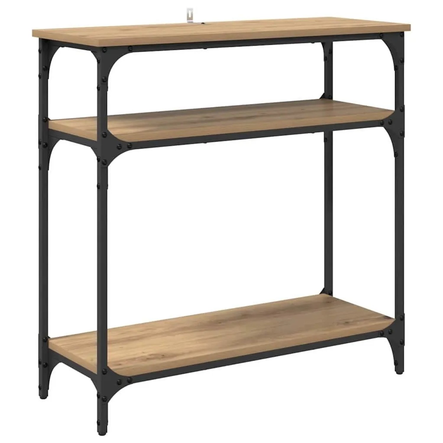 vidaXL Konsolentisch Artisan-Eiche 75 x 29 x 75 cm Holzwerkstoff 882203
