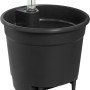 Schwarzes Elho Selbstbewässerungs-System, Ø 36 cm, für Pflanztöpfe.