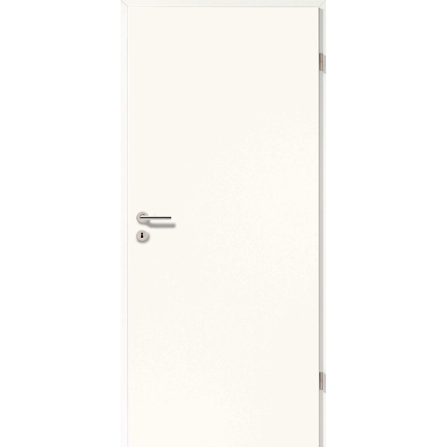 GetaDoor Zimmertür CPL Arctic Weiß GL222 61 cm x 198,5 cm Anschlag R
