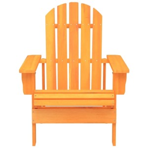 vidaXL Adirondack-Gartenstuhl Massivholz Tanne Orange 315878