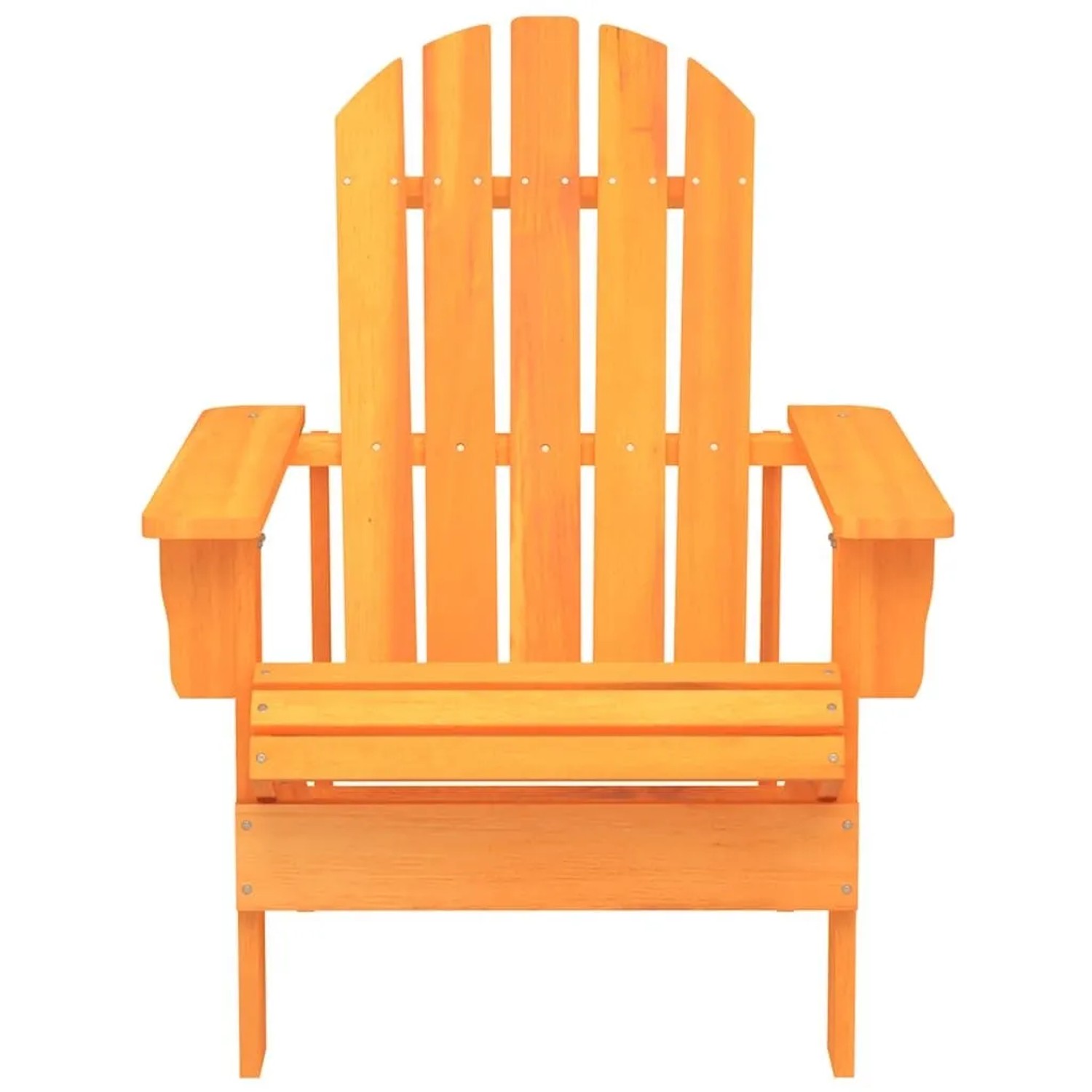Oranger vidaXL Adirondack-Gartenstuhl aus massivem Tannenholz. Robuster Gartenstuhl für Terrasse & Garten.