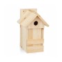 Relaxdays Nistkasten Tannenholz Natur mit Spitzdach 25 cm x 14 cm x 16 cm 560 g