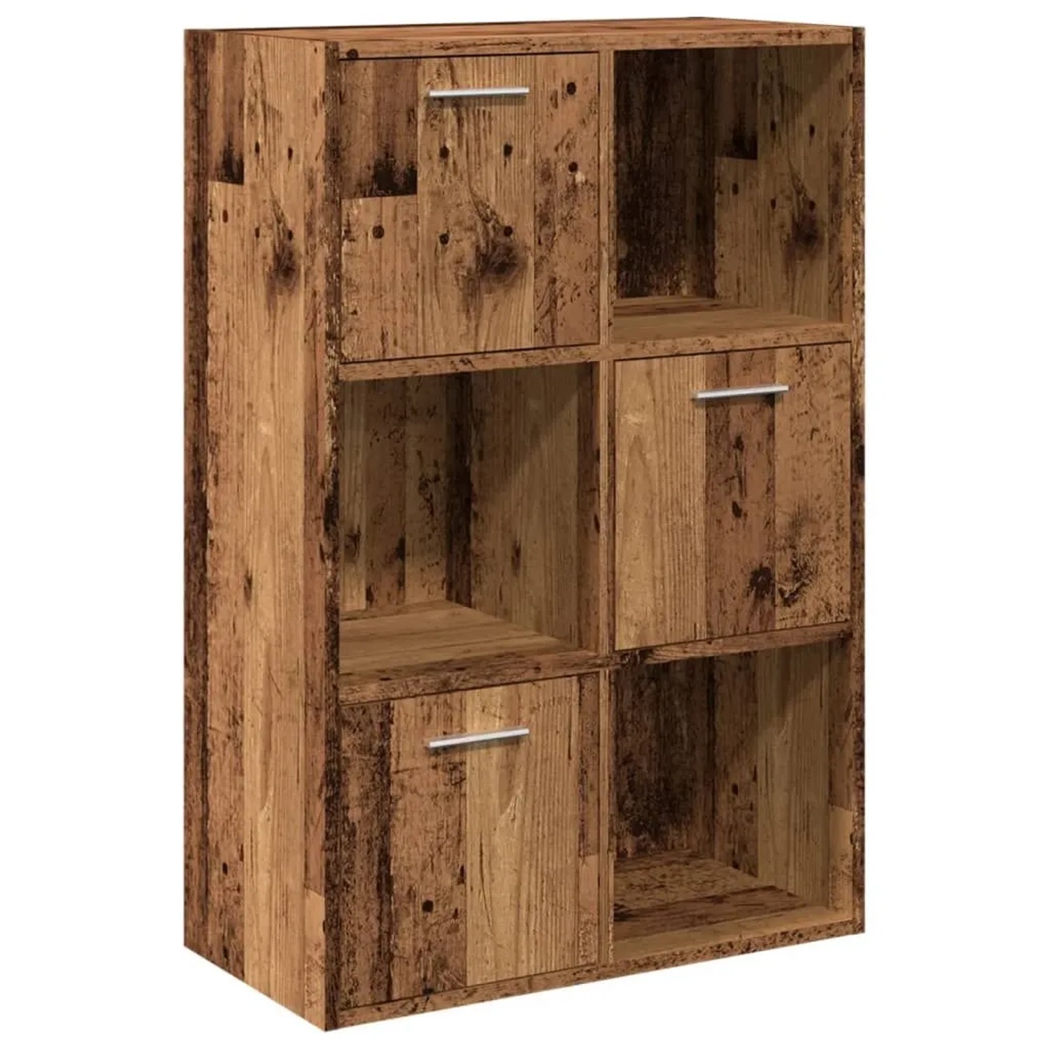 vidaXL Bücherschrank Altholz-Optik 60,5x30x90 cm Holzwerkstoff 855970