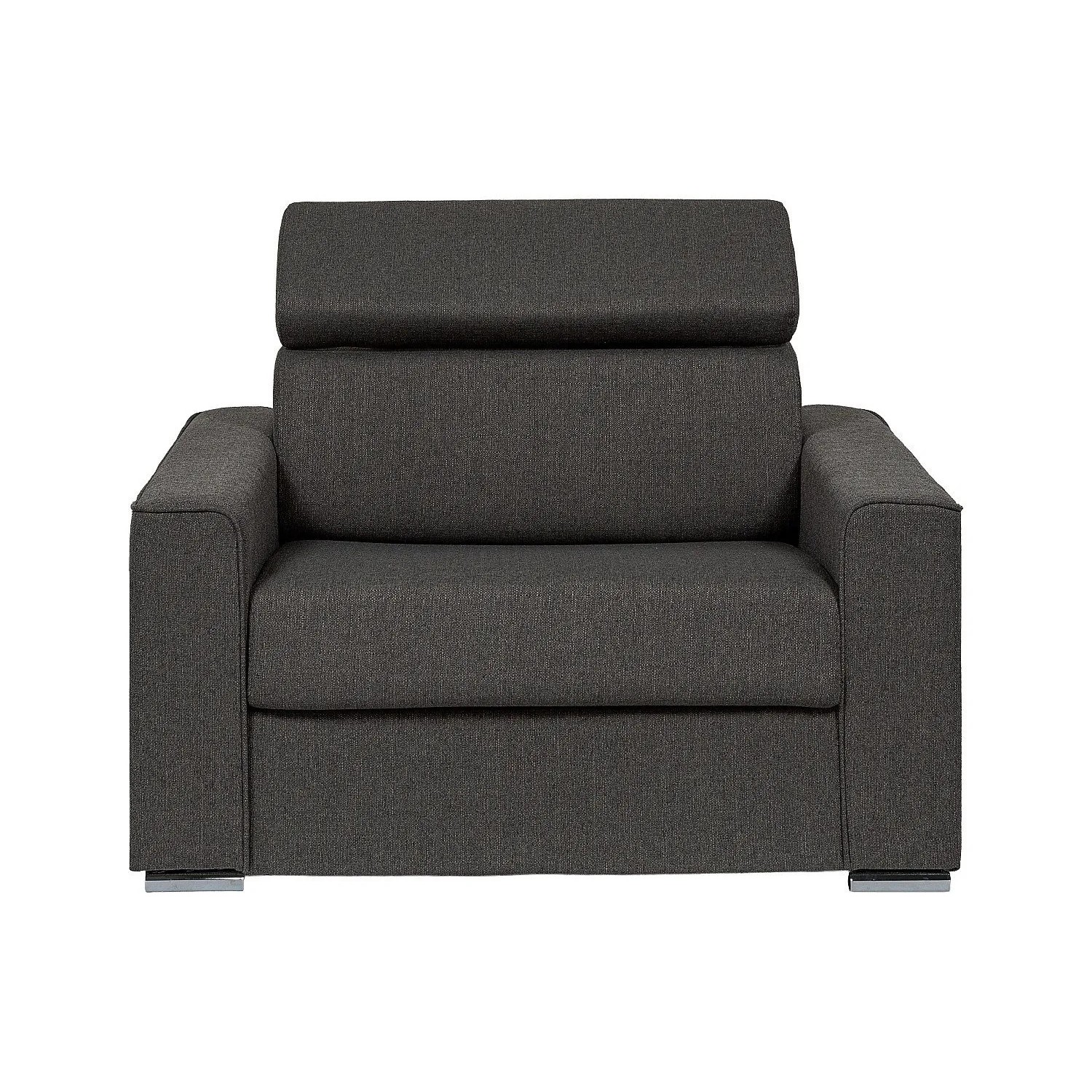 Vente-unique Schlafsessel Vizir Grau 127 cm