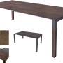 Anthrazitfarbener Ausziehtisch Sophia aus dem 9-teiligen Gartenmöbel-Set von Garden Pleasure.