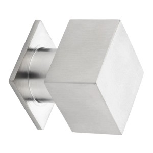SOTECH Möbelknopf NEWCASTLE 30 x 30 x 35 mm Edelstahl Gebürstet