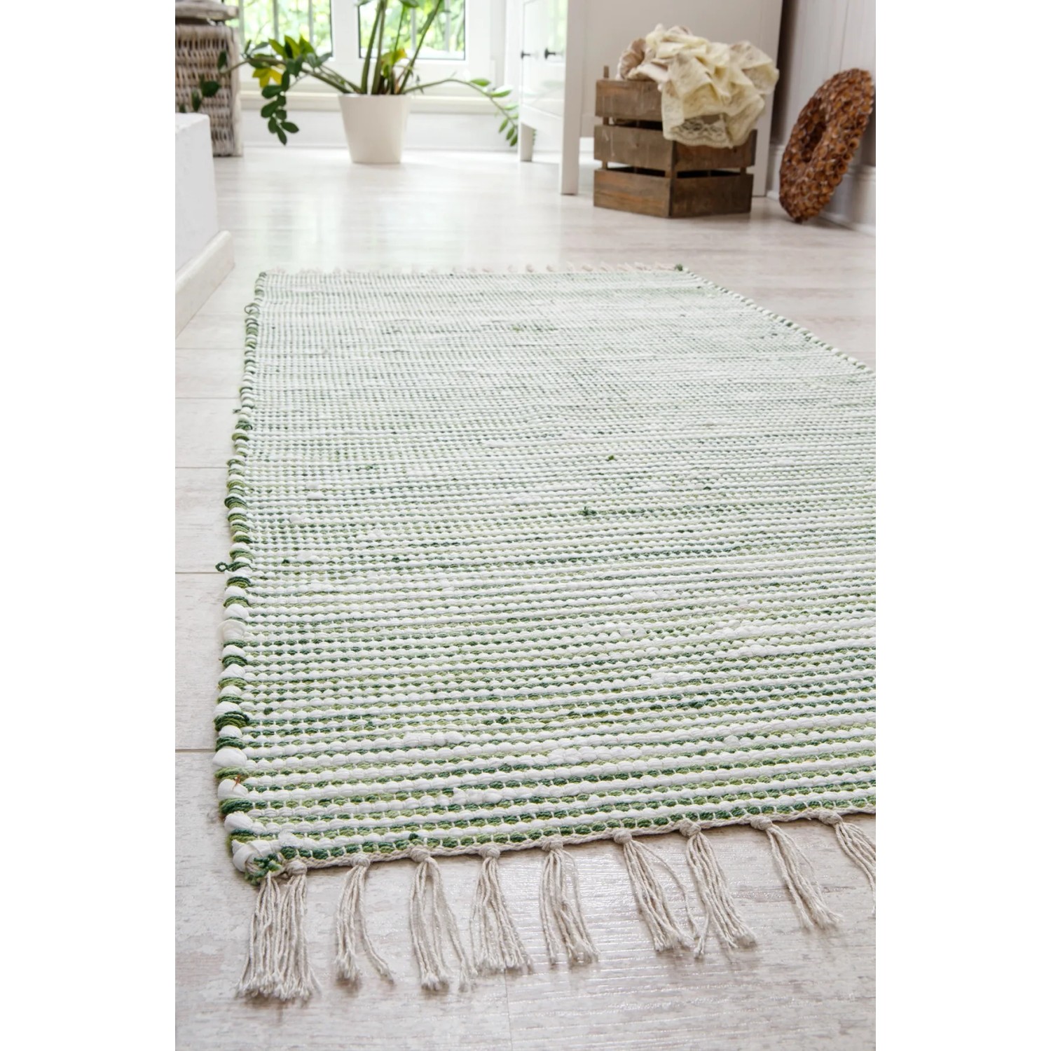 Andiamo Teppich Grün Kentucky pflegeleicht strapazierfähig 60 x 120 cm kaufen bei OBI
