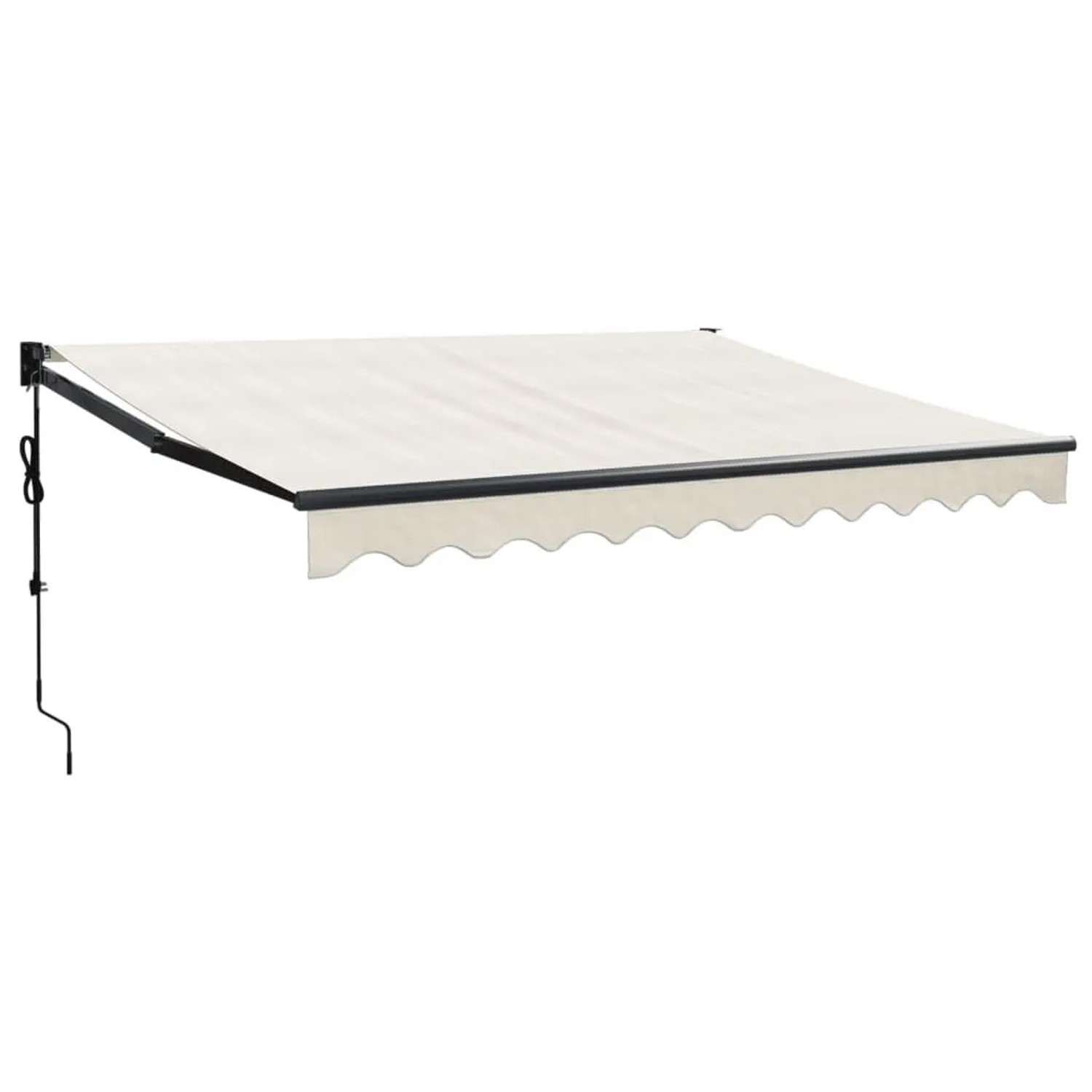 Furnicato Elektrische Markise Mit Kurbel Creme 3 5x2 5 M