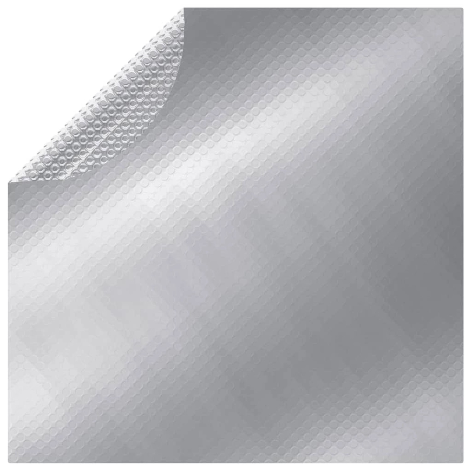 furnicato Poolabdeckung Silbern 488 cm PE