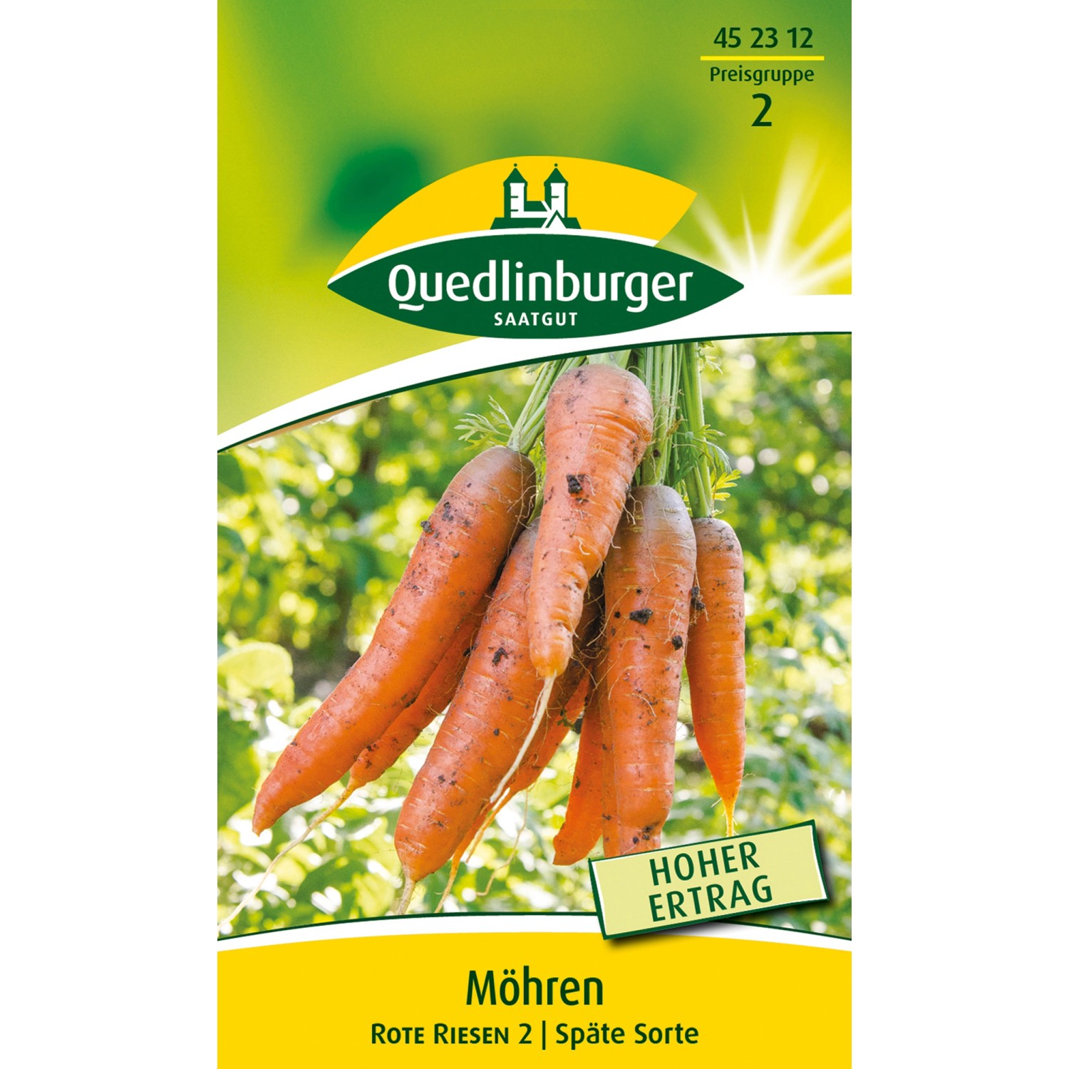 Quedlinburger Möhre ''Rote Riesen 2'' Kleinpackung günstig online kaufen