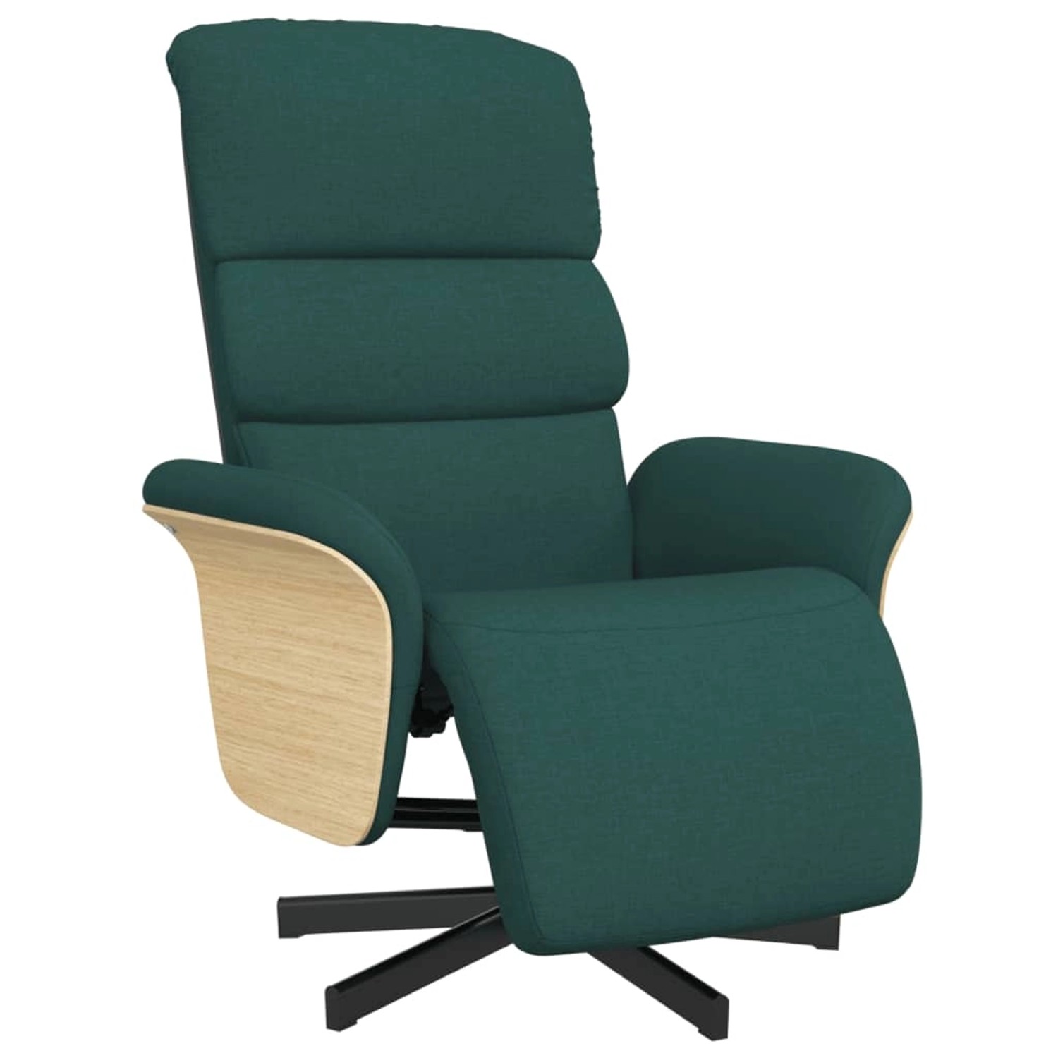 vidaXL Relaxsessel mit Fußteil Dunkelgrün Stoff 356605 günstig online kaufen