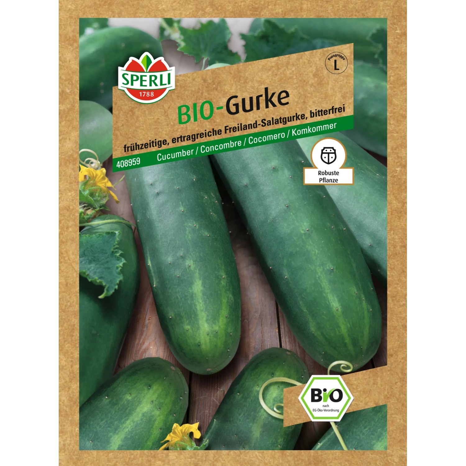 Sperli Bio-Salatgurken "Sonja"
