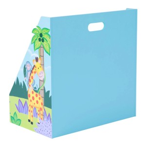 Teamson Kids Kinder Bücherregal Stabiles Kinderregal Sunny Safari