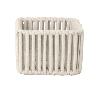 Schöner Wohnen Badkorb Zovo S Natur aus Baumwoll-Polyester-Kordel, Aufbewahrungsbox.