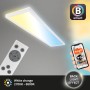 Brilo Wifi-LED Panel Tava, smarte Deckenleuchte mit App- und Sprachsteuerung, inkl. Fernbedienung.