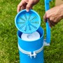 Summer Fun Skimmy 2 Einhängefilteranlage für Stahlwandbecken, blaue Pool-Oberflächenreinigung.