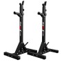K-Sport Kniebeugeständer mit Hantelablage und Hantelscheibenaufnahme, Squat Rack für Sport & Fitness.