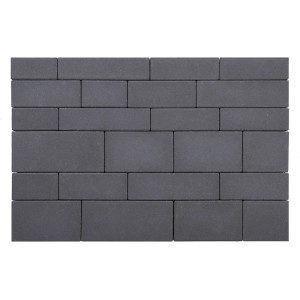 Mehrformat Pflastersteine Parchetto Beton Graphit, Ansicht von oben.