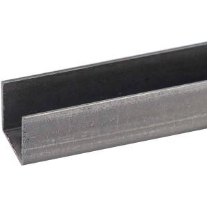 Arcansas U-Profil Stahl, 20x20x2000 mm, für Baukonstruktionen und Maschinen.