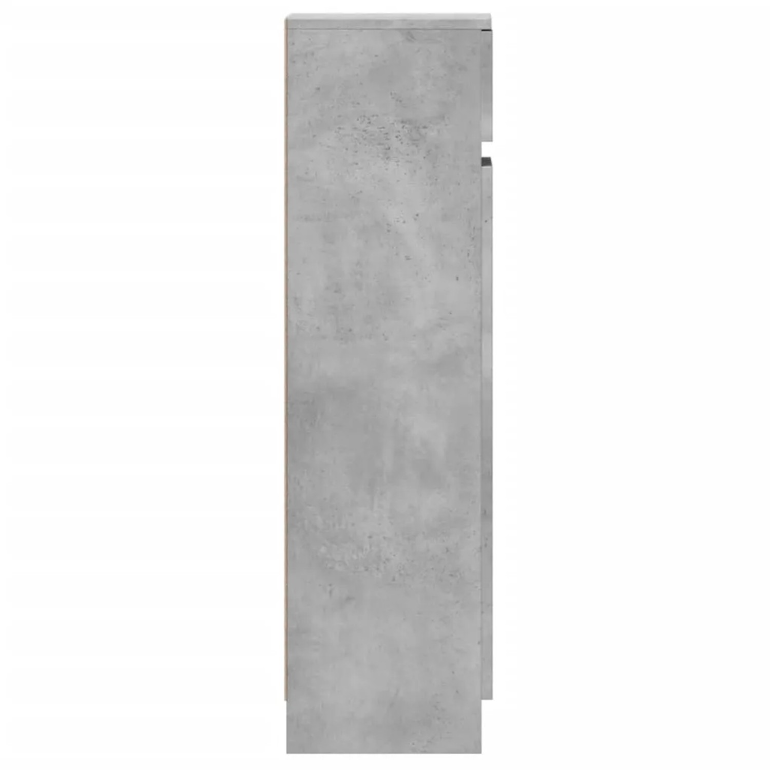 vidaXL Schuhschrank Betongrau 100,5x28x100 cm Holzwerkstoff 840425_7