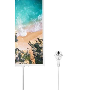 Könighaus Infrarotheizung 60x120cm mit Traumstrand-Motiv, elektrische Heizung.