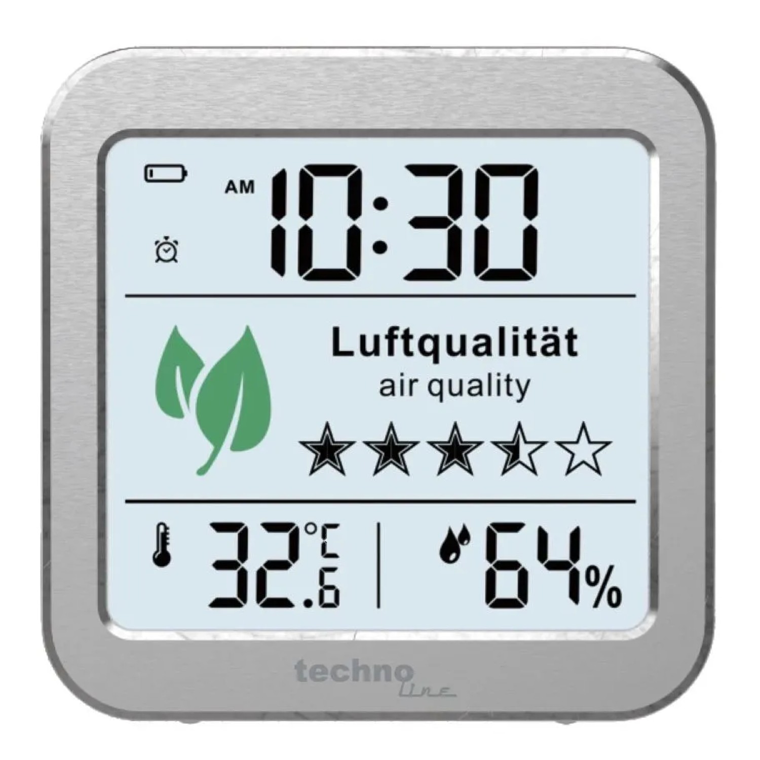 technoline Luftgüte-Monitor WL 1020 Silber