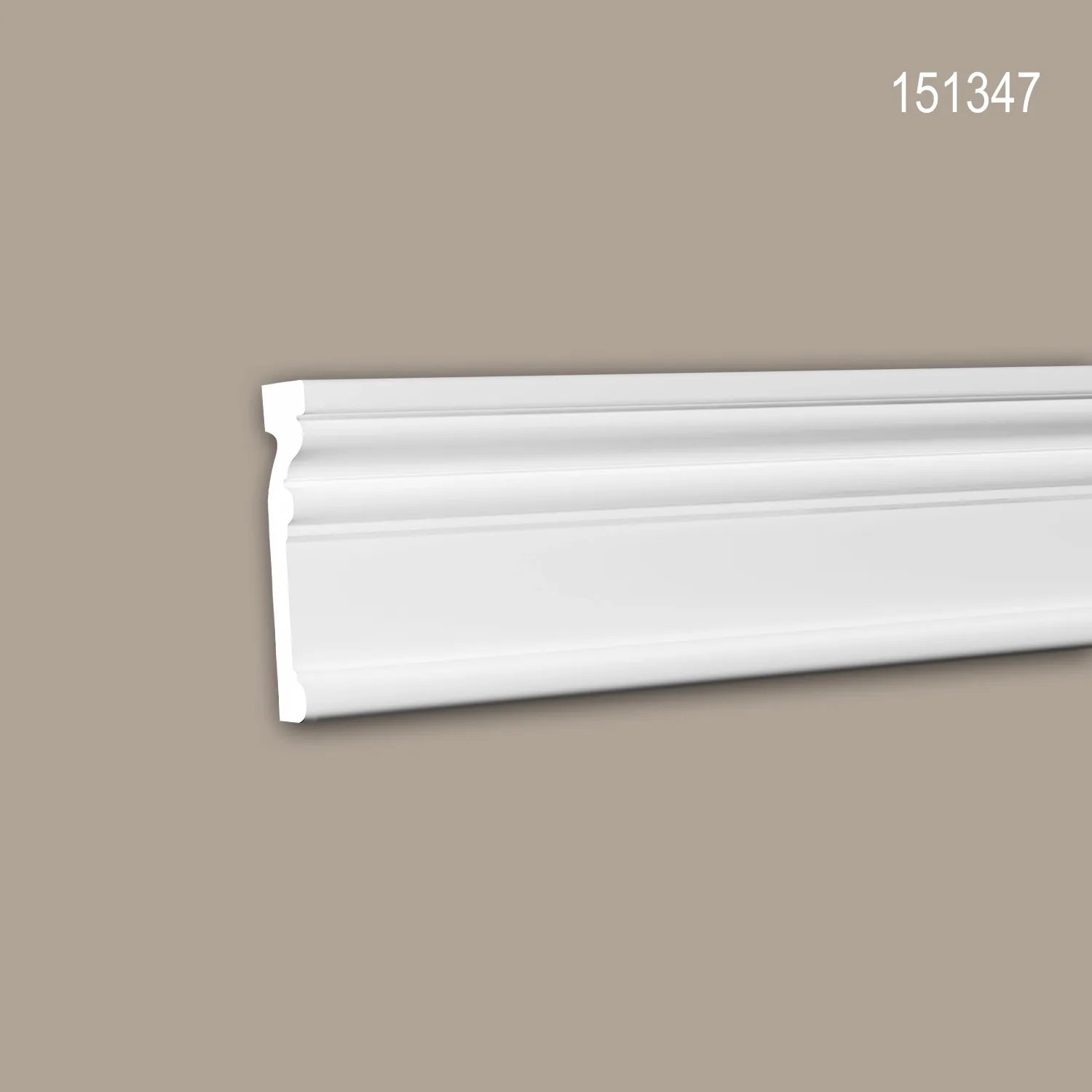 PROFHOME Wand- und Friesleisten Set, 14 Zierleisten, 28 m, weiß.
