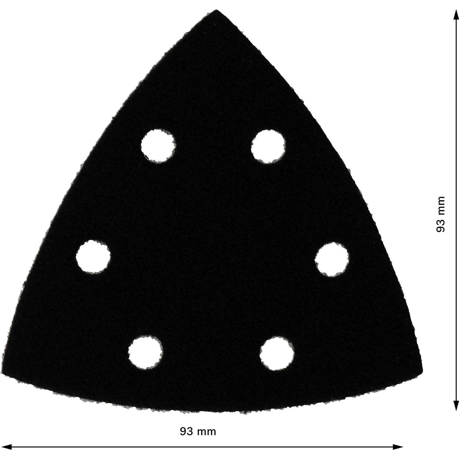 Bosch Schleiftellerschoner Pad, 93x93mm, 2er-Set für Deltaschleifer. Zubehör zur Verlängerung der Lebensdauer.