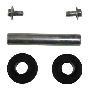 TRUTZHOLM Schubkarrenrad Vollgummi Pannensicher 4.80  4.00-8 mit Achse PU Stahlfelge