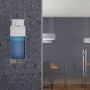 Relaxdays Eurospender Aluminium Kunststoff Silber Weiß Ellenbogenbedienung Wandmontage 32 cm x 9 cm x 23 cm 1000 ml 0,7 kg_5