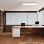 LEDVANCE Planon Plus Deckenleuchte, weiße Bürobeleuchtung mit Fernbedienung im Büro.