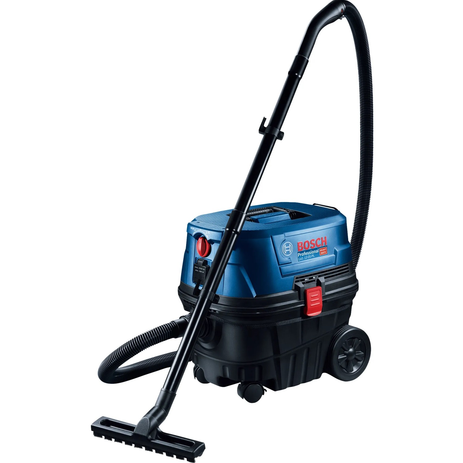 Bosch Professional GAS 12-25 PL Nass-/Trockensauger in Blau und Schwarz.