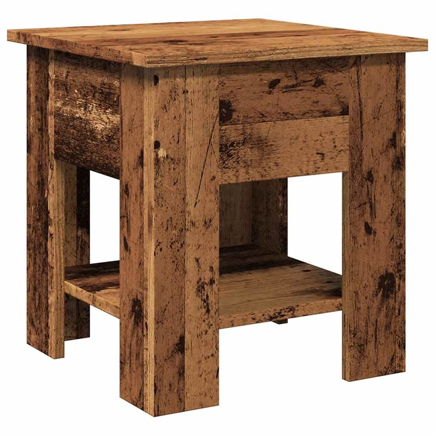 vidaXL Couchtisch Altholz-Optik 40x40x42 cm Holzwerkstoff 856798 günstig online kaufen