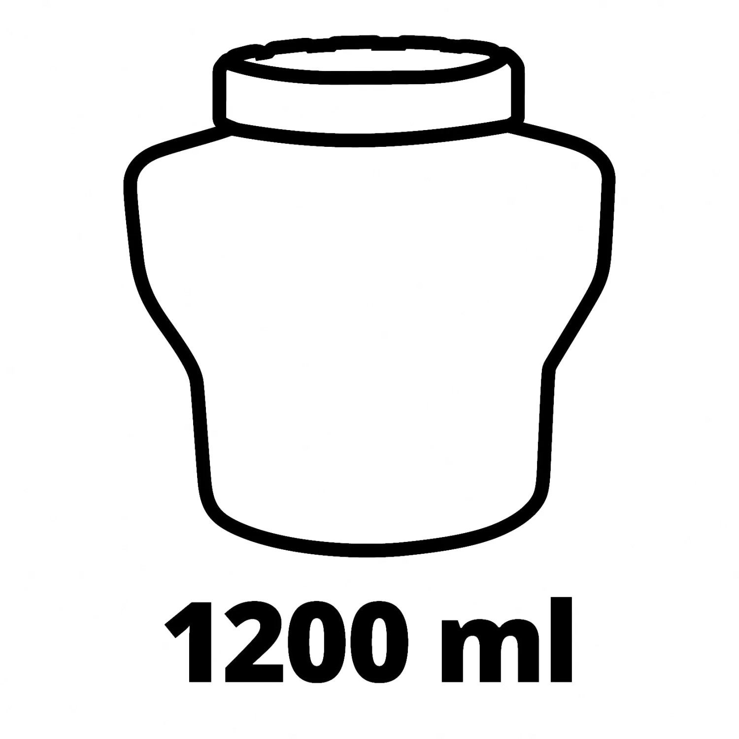 Farbbehälter (1200 ml) für Einhell Akku Airbrush TE-SY 18/90 Li Solo Sprühgerät.