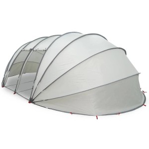 vidaXL Poolzelt Kuppel Grau 538 x 440 x 204 cm 42001138
