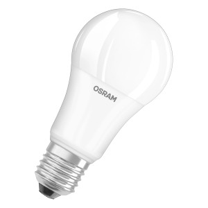 Osram E27 LED-Lampe in Glühlampenform, 13W, weißes Licht.