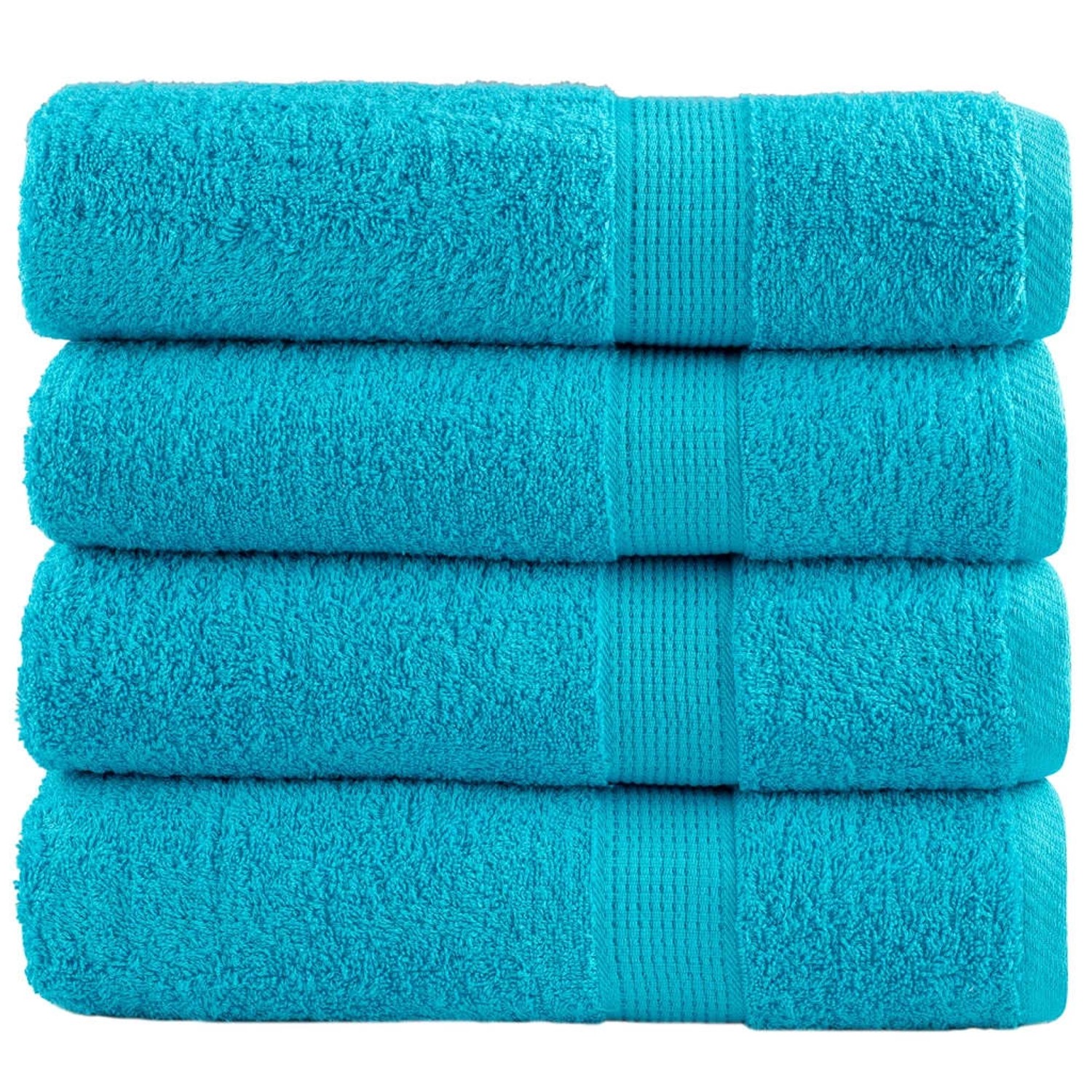 vidaXL Premium-Handtücher 4 Stk Türkis 50x100 600 g/m2 100% Baumwolle günstig online kaufen