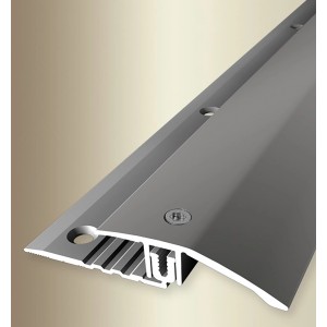 Parkettfreund Ausgleichsprofil PF 256 Edelstahl, 100cm lang, für Bodenhöhen 6,5-16mm.