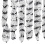 vidaXL Fliegenvorhang, hell- und dunkelgraue Chenille, 100x200 cm, flexibel und geräuscharm.