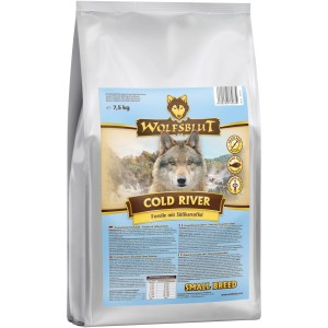 Wolfsblut Cold River Small Breed Hundetrockenfutter, 7,5kg Sack.
