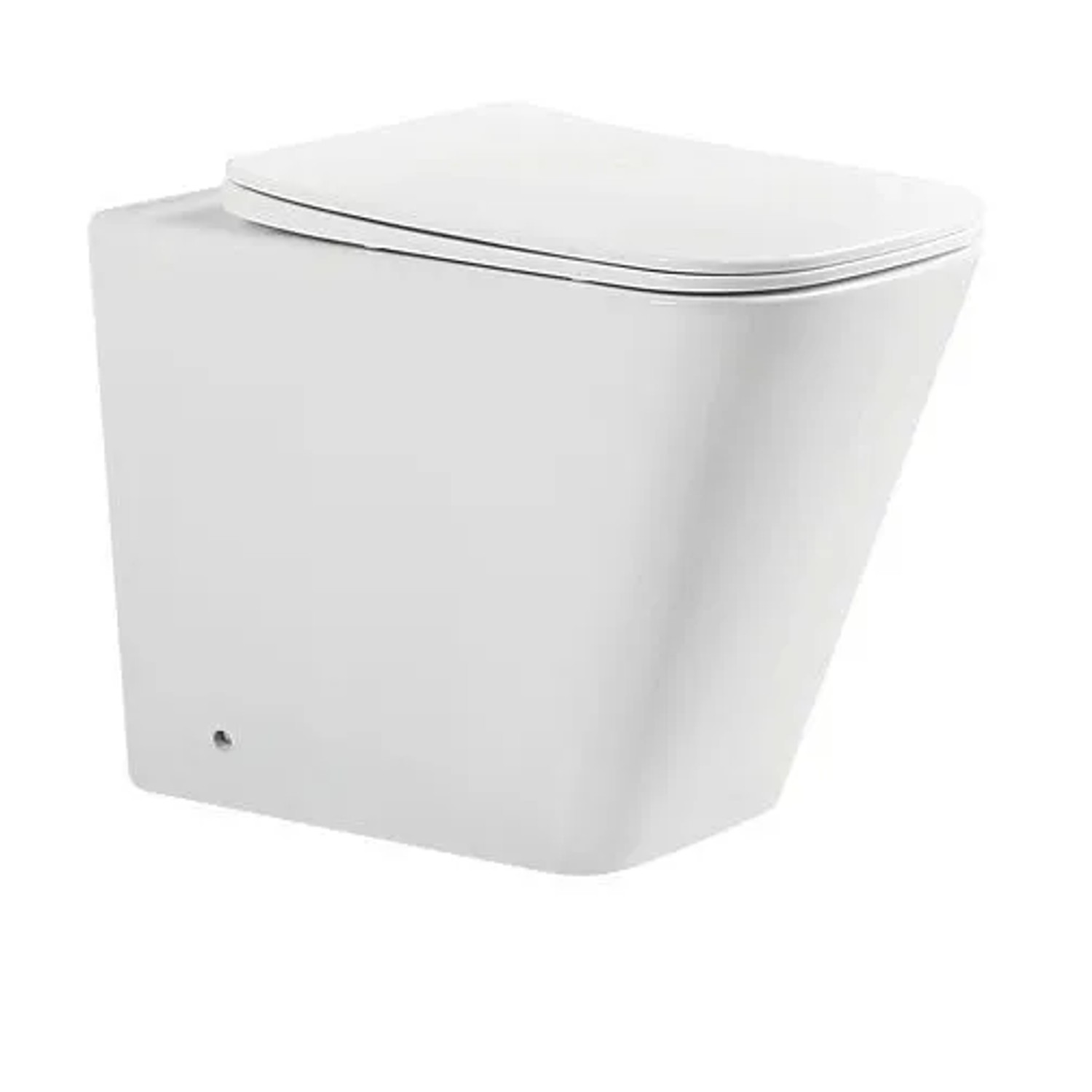 Glasdeals Stand-WC Spülrandlos inkl. SoftClose Sitz BTW 6055