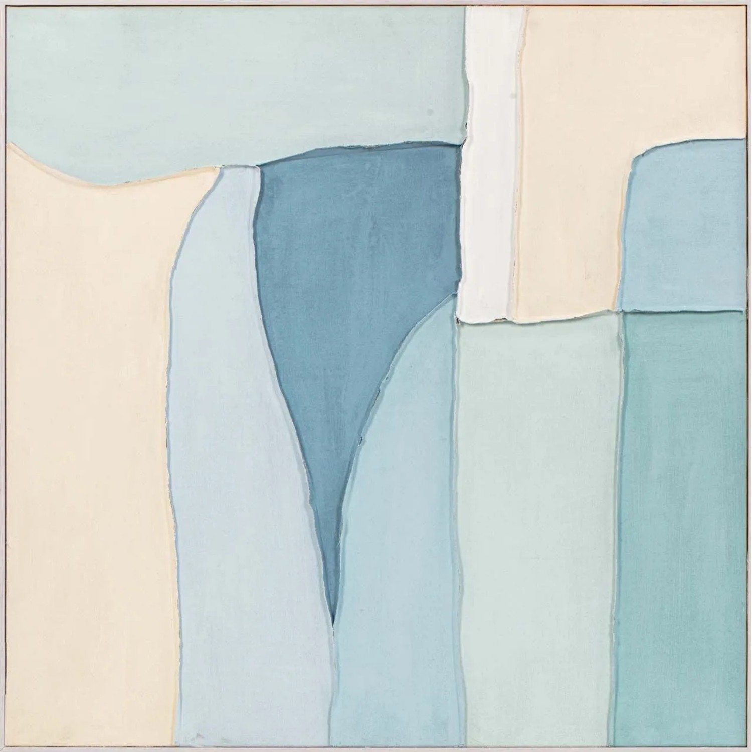 Art Universe Leinwandbild Sky and Sand 100 x 100 cm