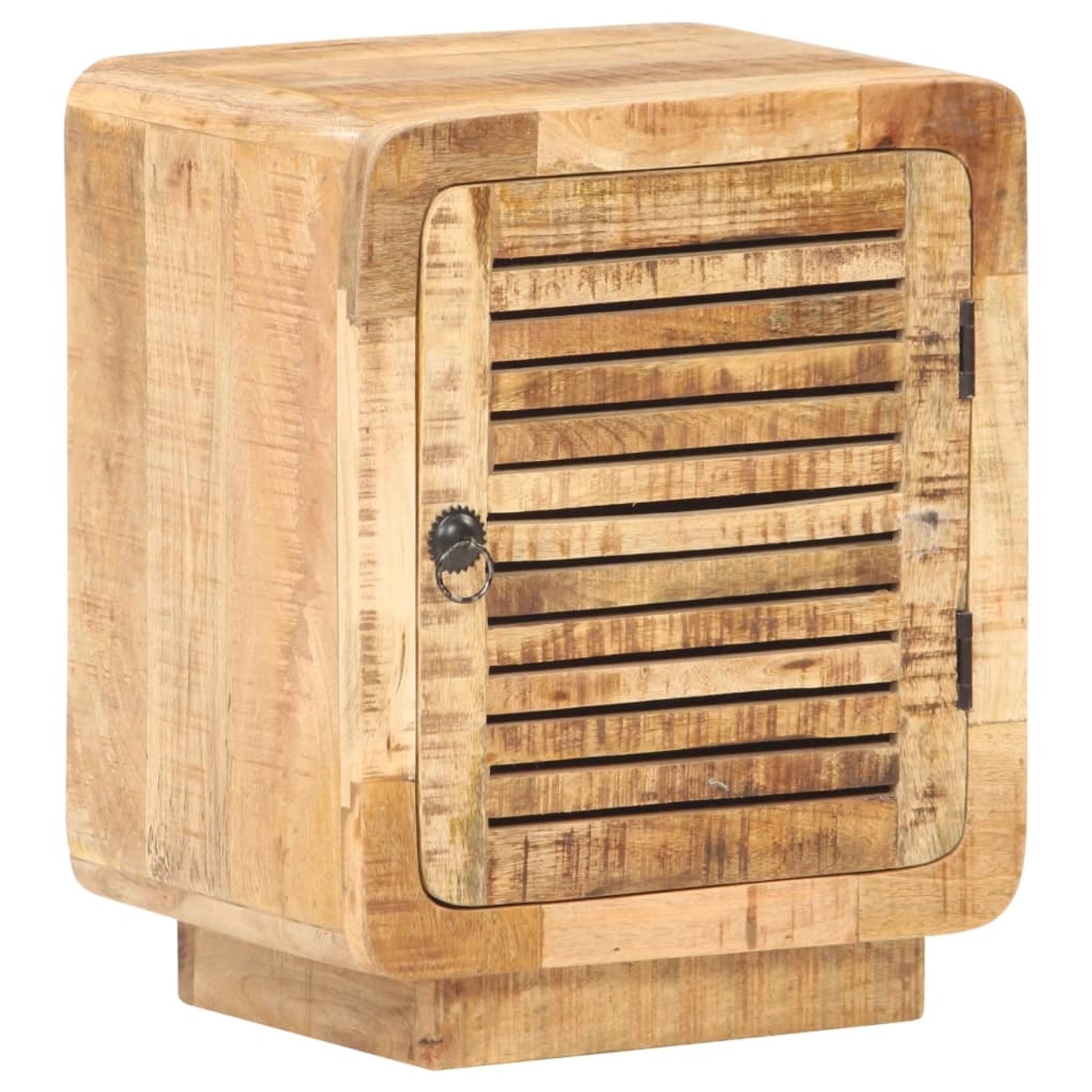 vidaXL Nachttisch 40x30x50 cm Raues Mangoholz 320462