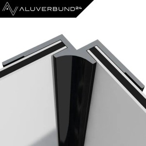 Aluverbund24 300cm Inneneckprofil für Alu Verbundplatte Weiß RAL9016