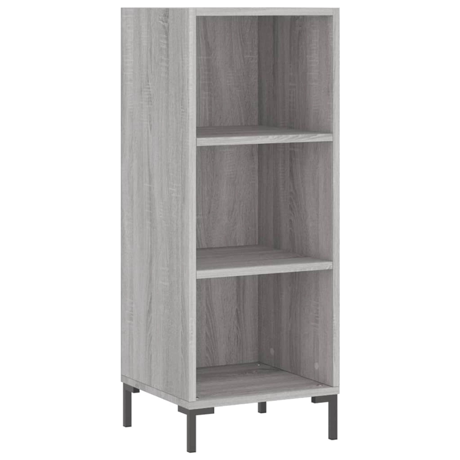vidaXL Sideboard Grau Sonoma 34,5x32,5x90 cm Holzwerkstoff 828738 günstig online kaufen