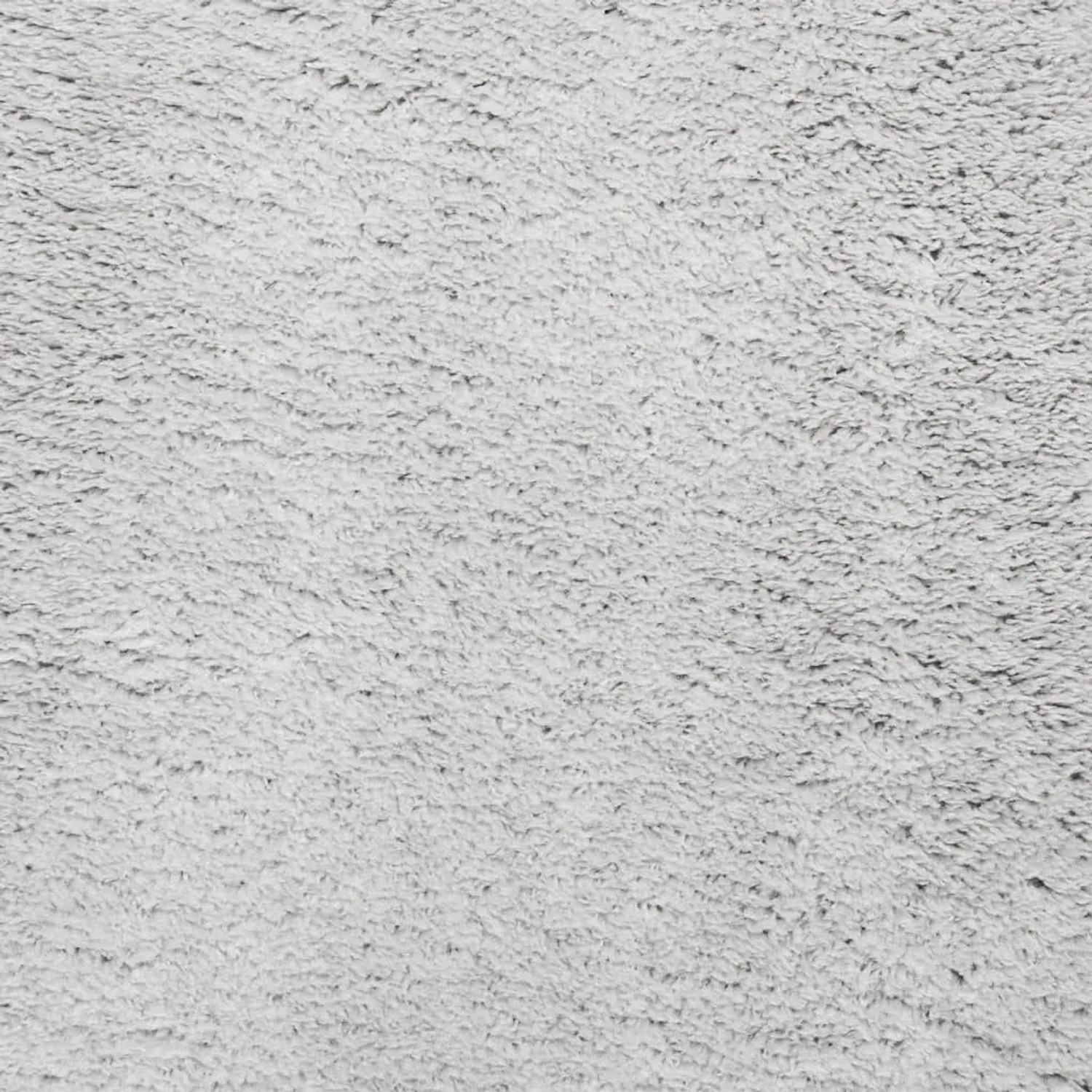 Grauer, weicher Kurzflor-Teppich HUARTE aus Polyester. Flauschige Textur für Wohnzimmer & Schlafzimmer.