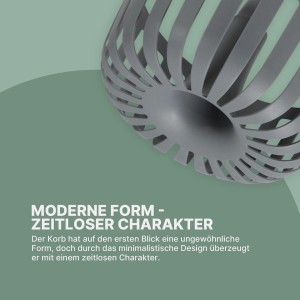 Grauer Wäscheklammerkorb von ProHome mit Aufhängevorrichtung, Teil eines 30-teiligen Sets.
