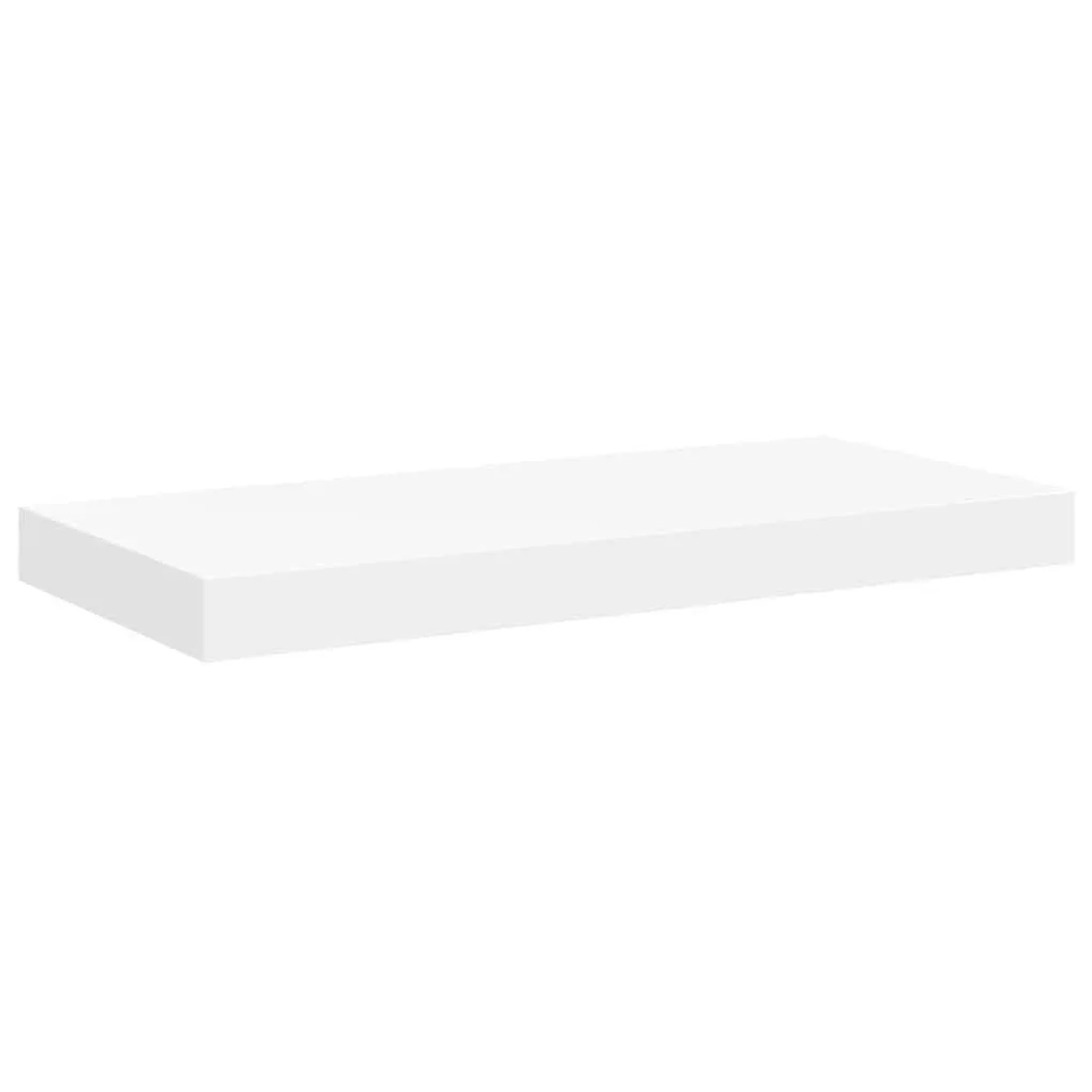 vidaXL Schweberegal Weiß 50x23x3,8 cm MDF 323808